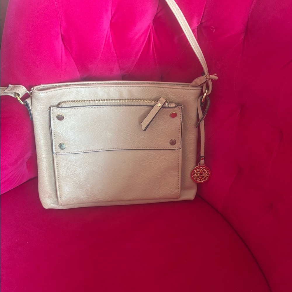 Chic Cream Crossbody Bag